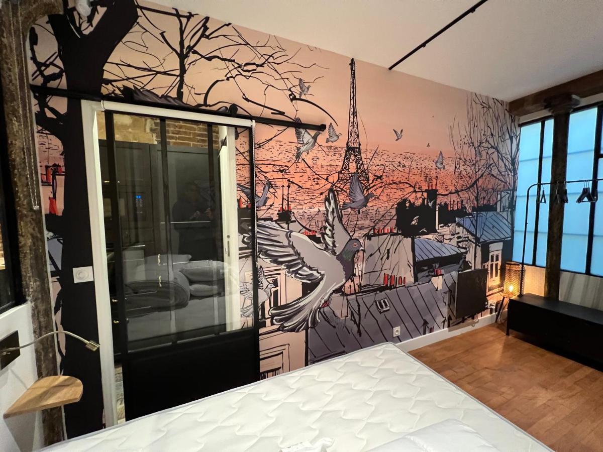 Good Vibes Luxurious Loft In Paris 11Th, With Ac & Table Football Exteriör bild